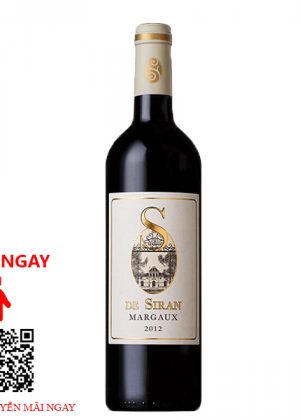 Rượu Vang Pháp De Siran Margaux 2017