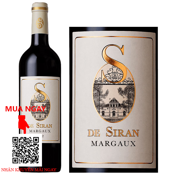 Rượu Vang Pháp De Siran Margaux 2017