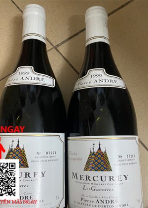 Rượu vang Pierre Andre les gavottes Mercurey
