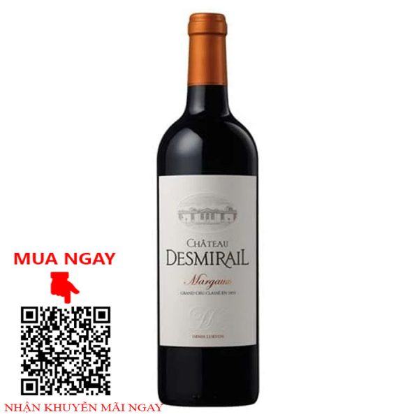 rượu vang pháp chateau desmirail margaux 2016