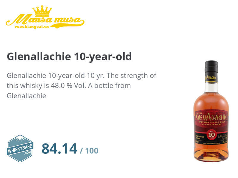 rượu whisky glenallachie asia exclusive 10 year old ruby port wood finish