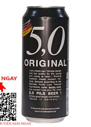 bia đức 5,0 original pils beer 5% - lon 500ml