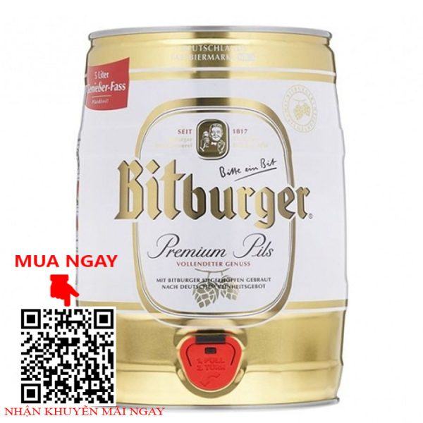 bia đức bitbuger 5% -boom 5000ml