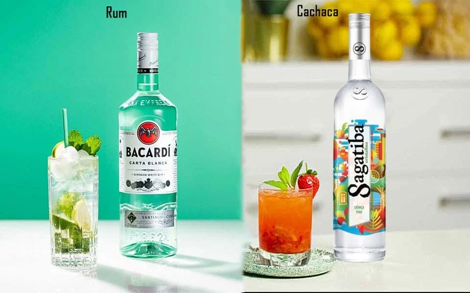 Sự khác nhau giữa Cachaca và Rum