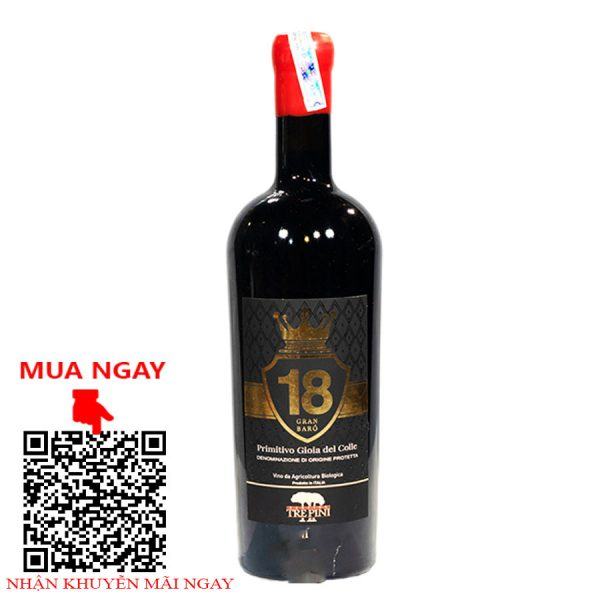 trep pini 18 gran baro primitivo gioia del colle 3000ml