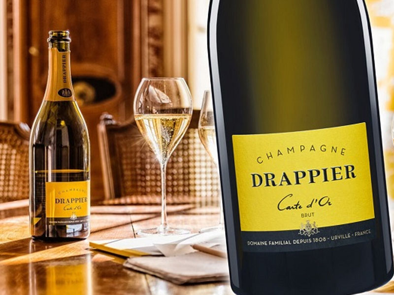 rượu champagne drappier brut carte d’or