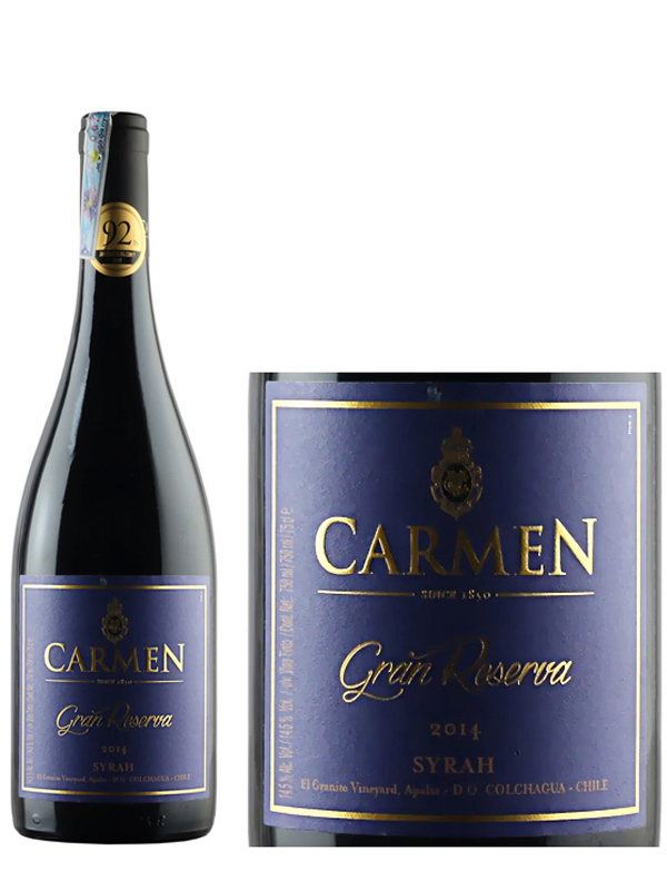 ruou vang carmen gran reserva syrah