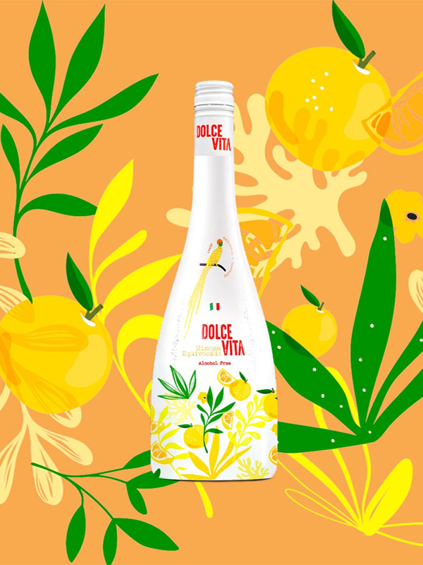 rượu cocktail dolce vita mimosa 0%