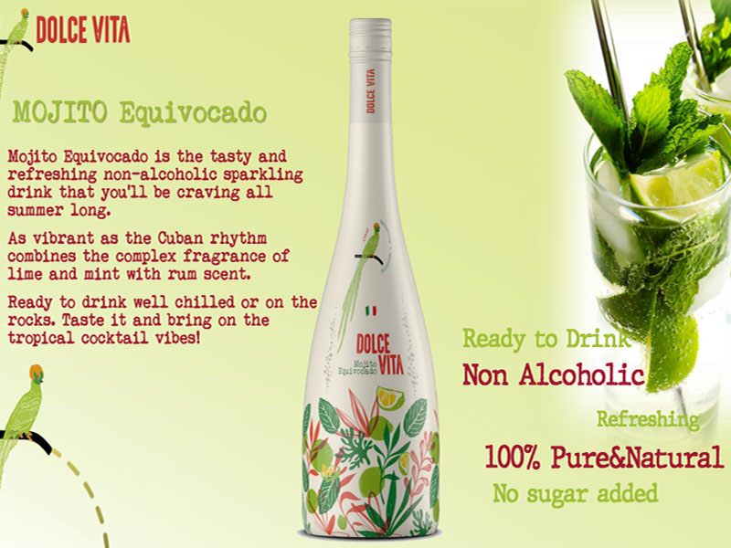 rượu cocktail dolce vita mojito equivocado 0%