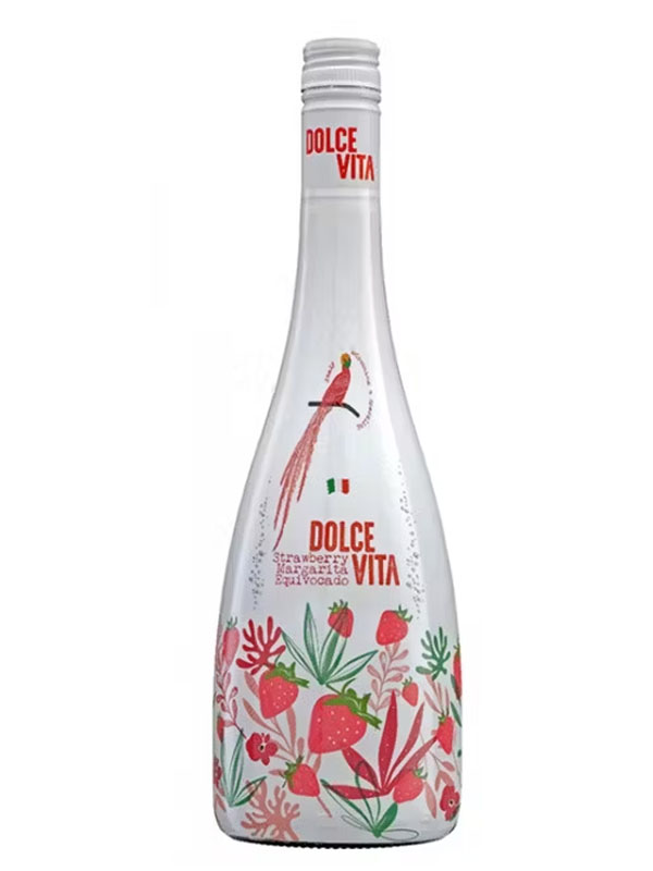 rượu cocktail dolce vita strawberry margarita equivocado 0%