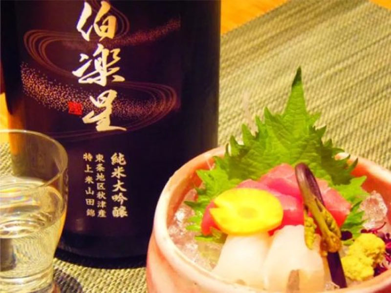 rượu sake hakurakusei tojo akitsu yamada nishiki jummai daiginjo