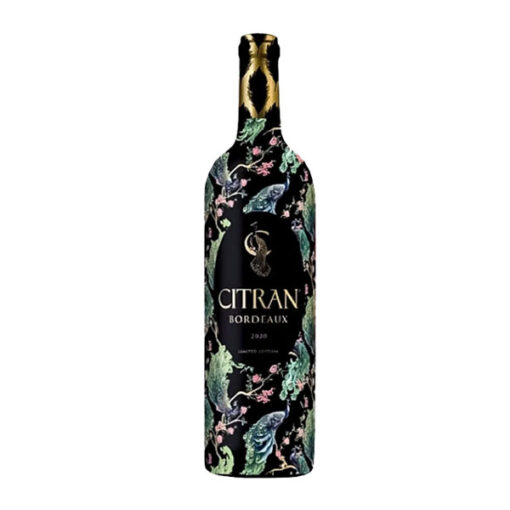 Rượu vang pháp chateau citran bordeaux aop 2020 limited edition (hộp quà tết 2025)