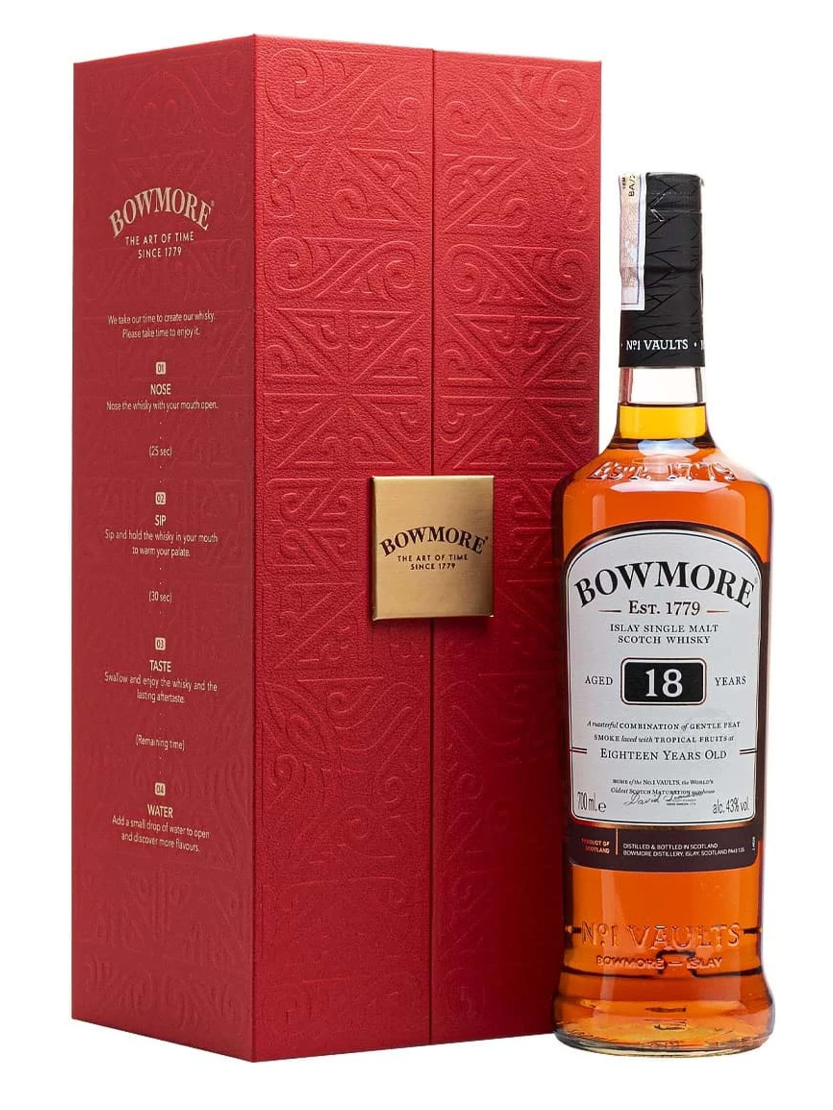 rượu whisky bowmore 18 năm