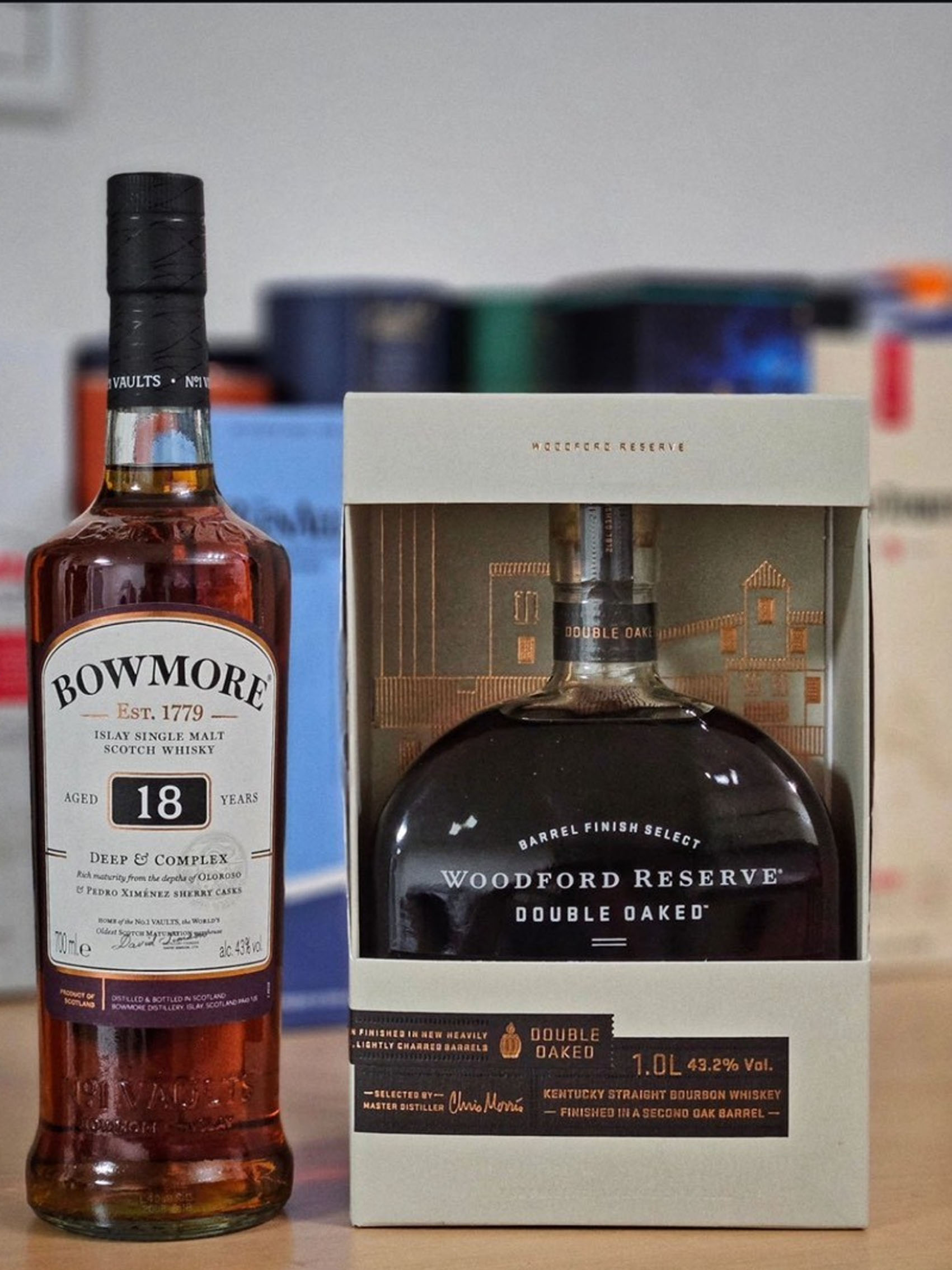 rượu whisky bowmore 18 năm