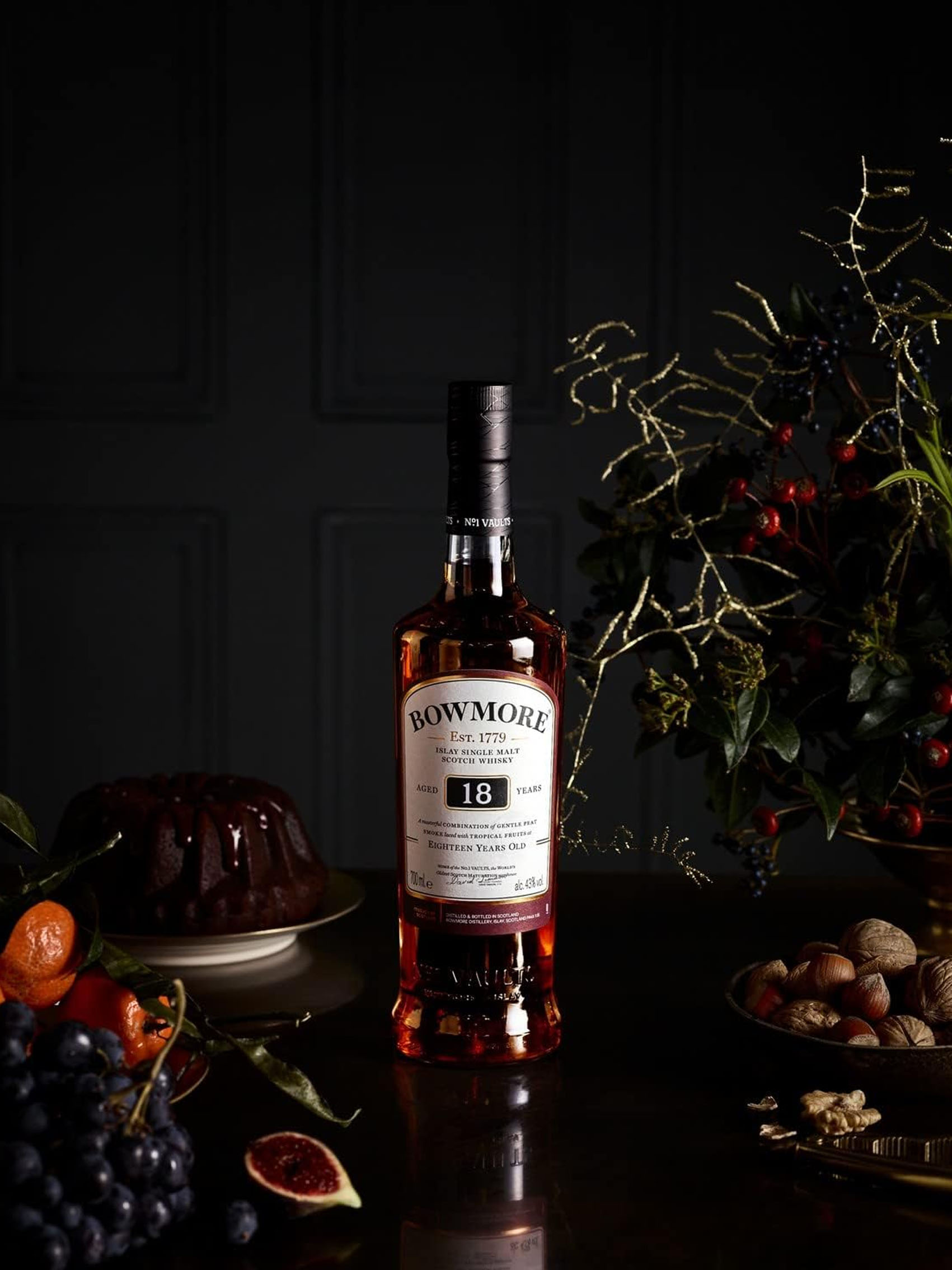 rượu whisky bowmore 18 năm