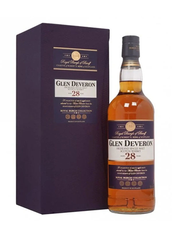 rượu whisky glen deveron 28 year old royal burgh collection 