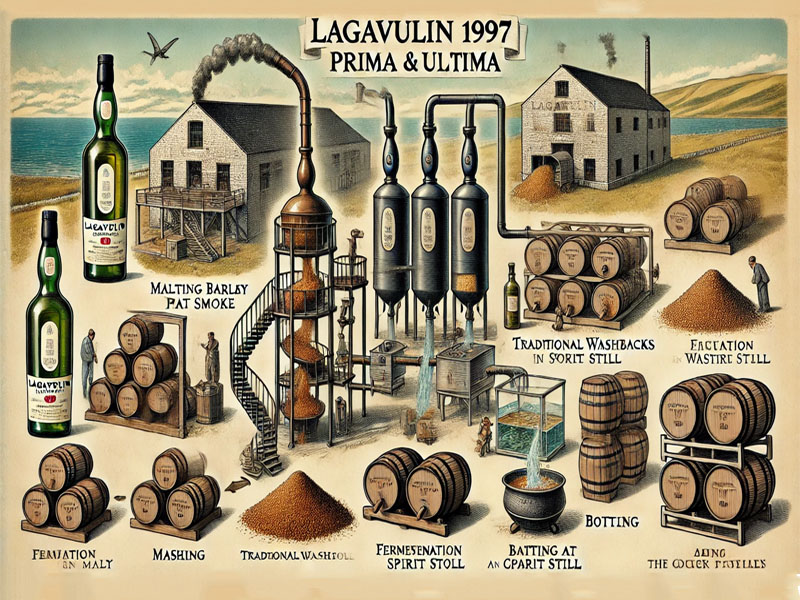 rượu whisky scotland lagavulin 1997 prima & ultima