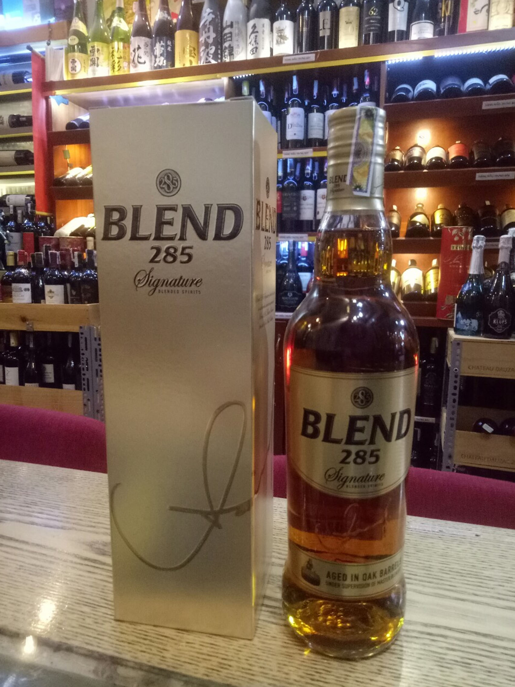 rượu spirit blend 285 signature vàng (quà tết 2025)