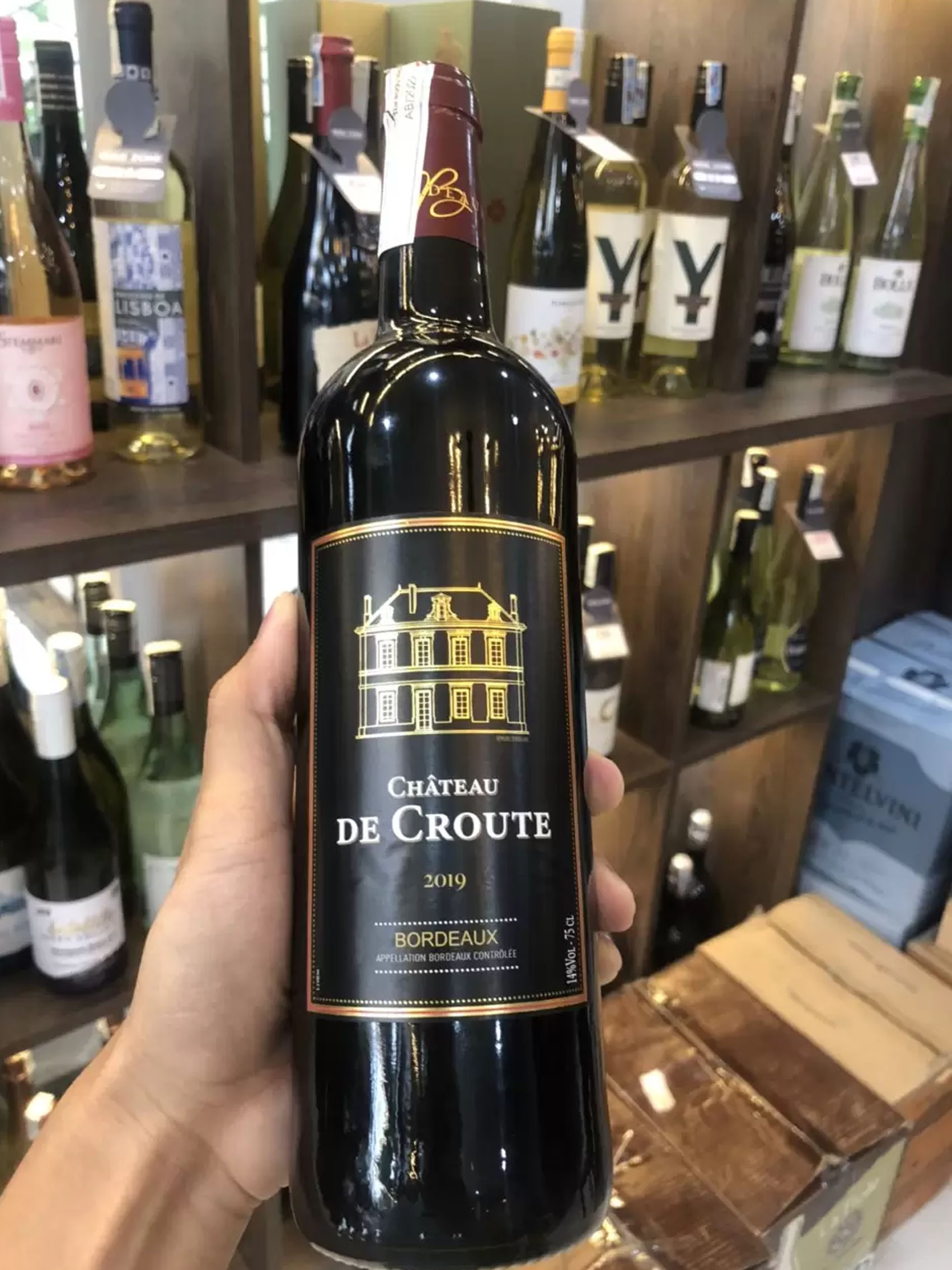 rượu vang chateau de croute bordeaux (quà tết 2025)