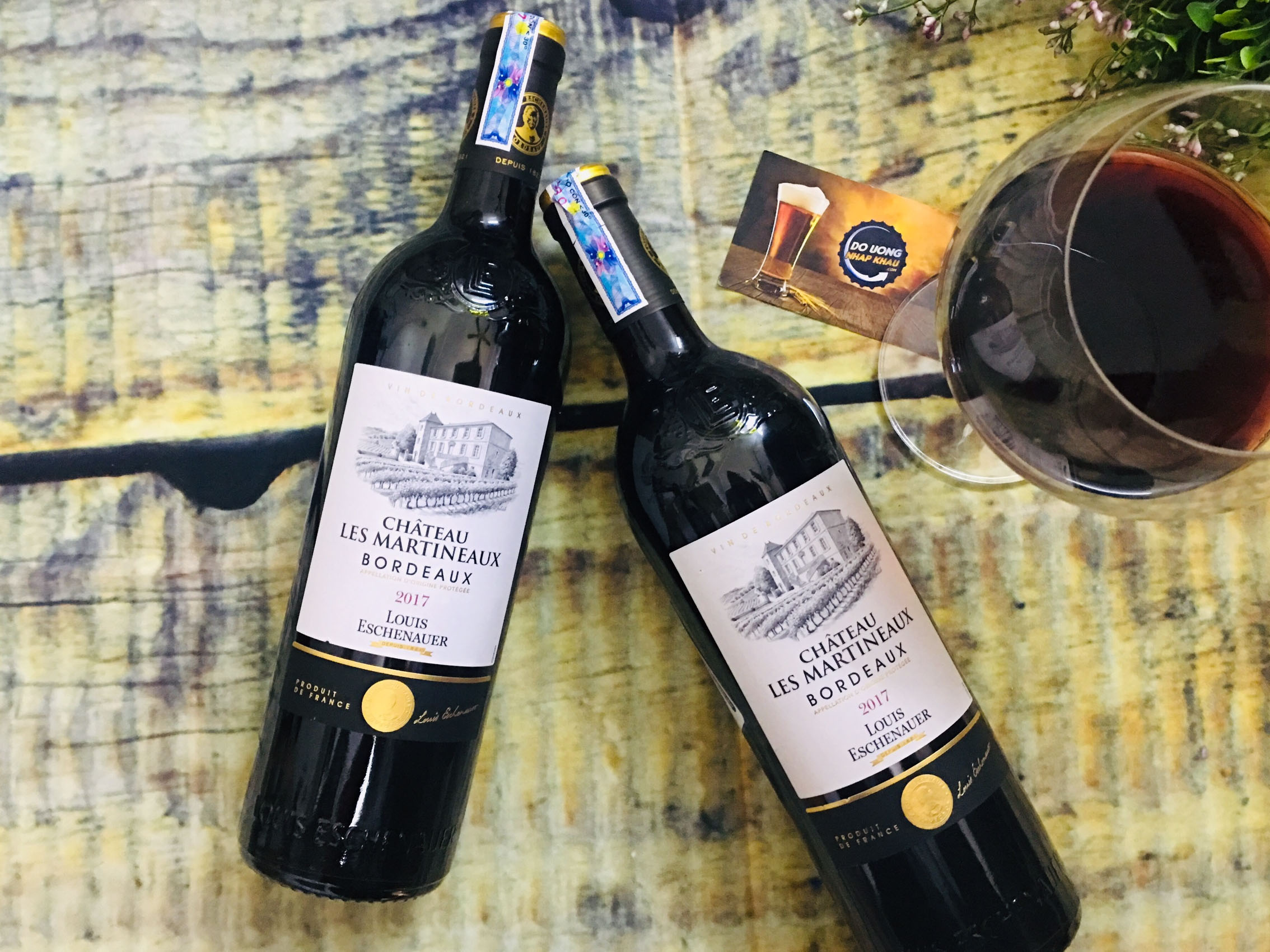 rượu vang château les martineaux bordeaux (quà tết 2025)