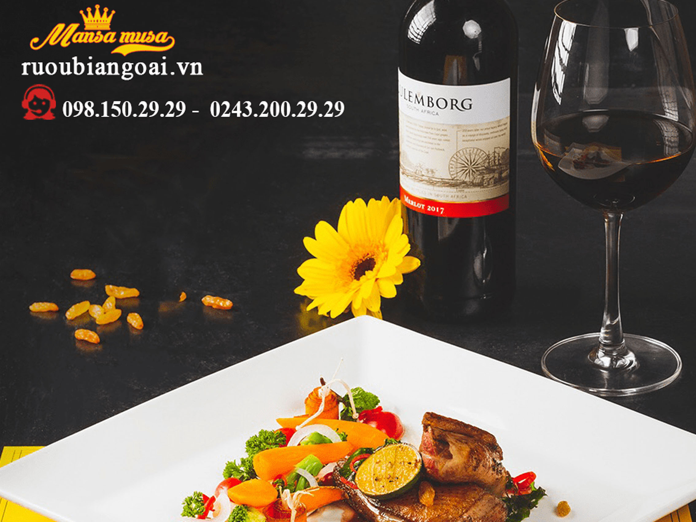 rượu vang culemborg merlot (quà tết 2025)