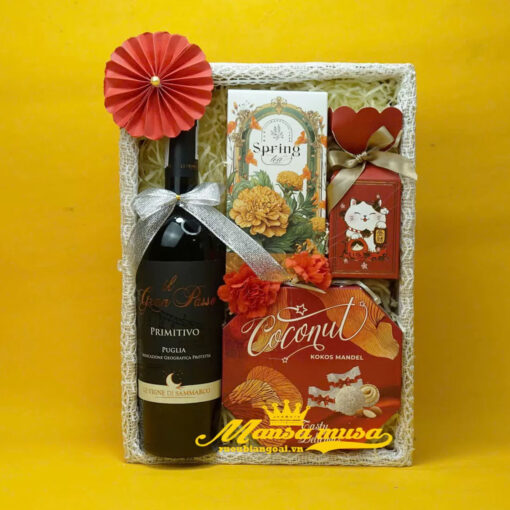 Rượu vang ii gran passo primitivo (quà tết 2025)