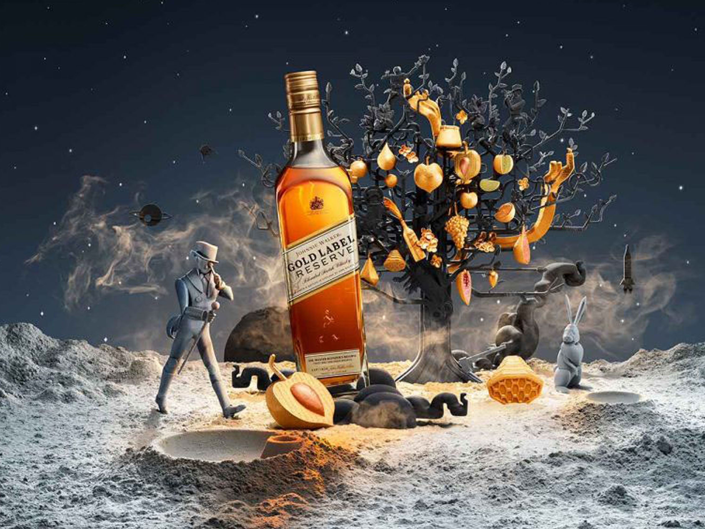 rượu whisky johnnie walker gold label