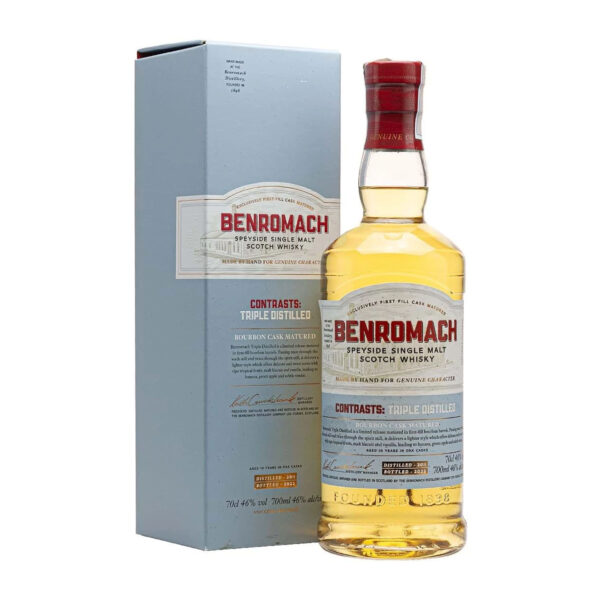 rượu benromach 2011 - contrasts: triple distilled