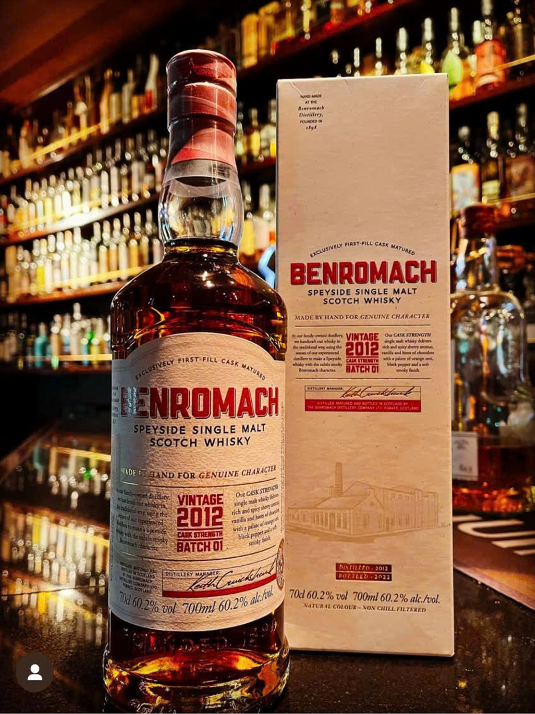 rượu benromach 2012 - batch 3