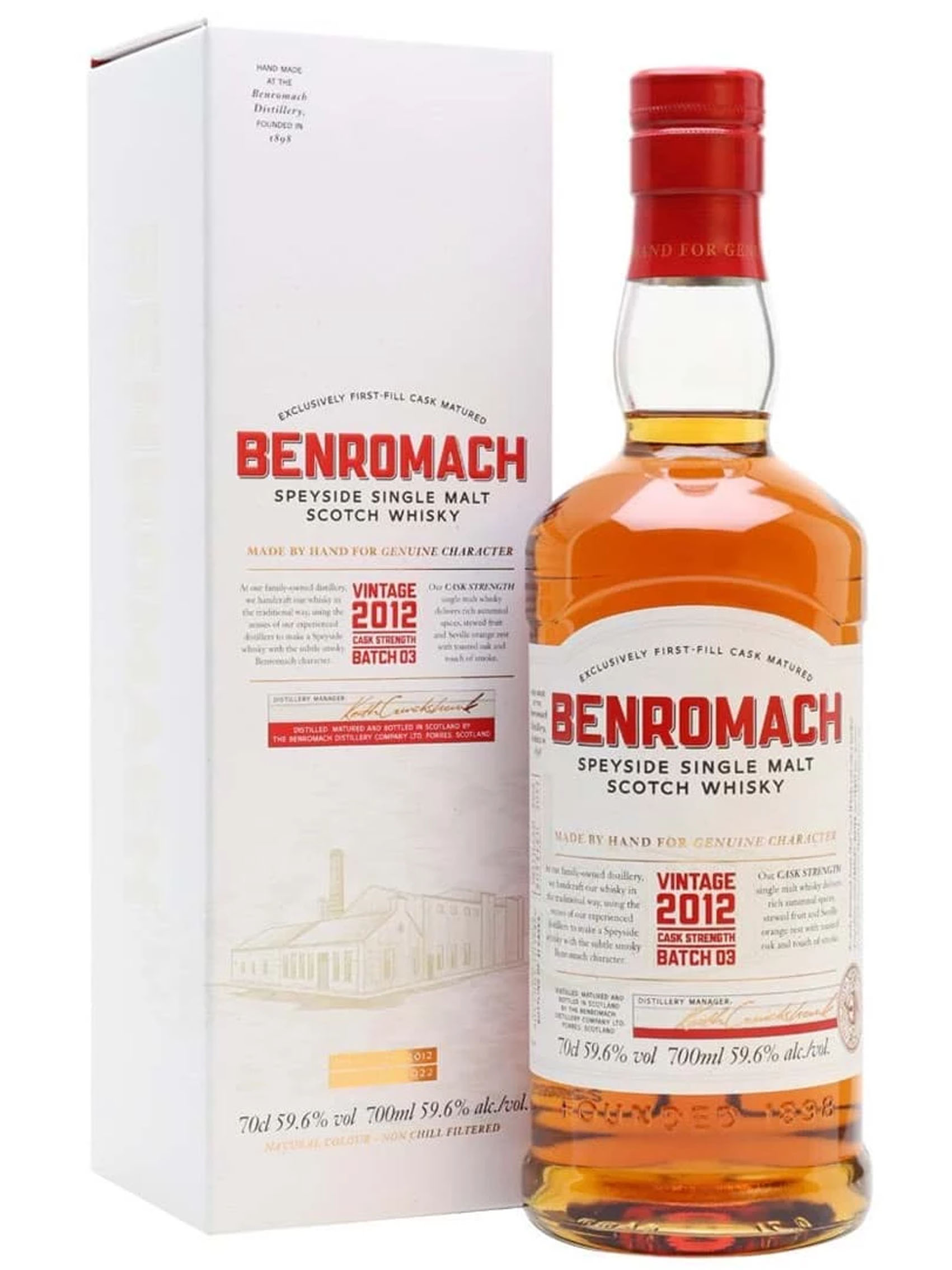 rượu benromach 2012 - batch 3