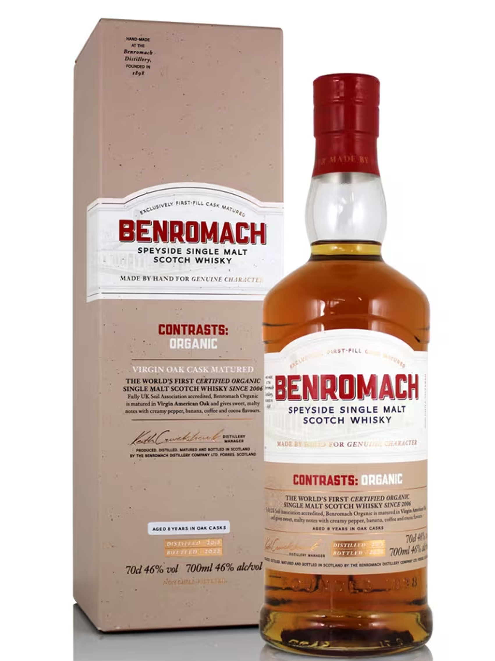 rượu benromach 2013 contrasts organic