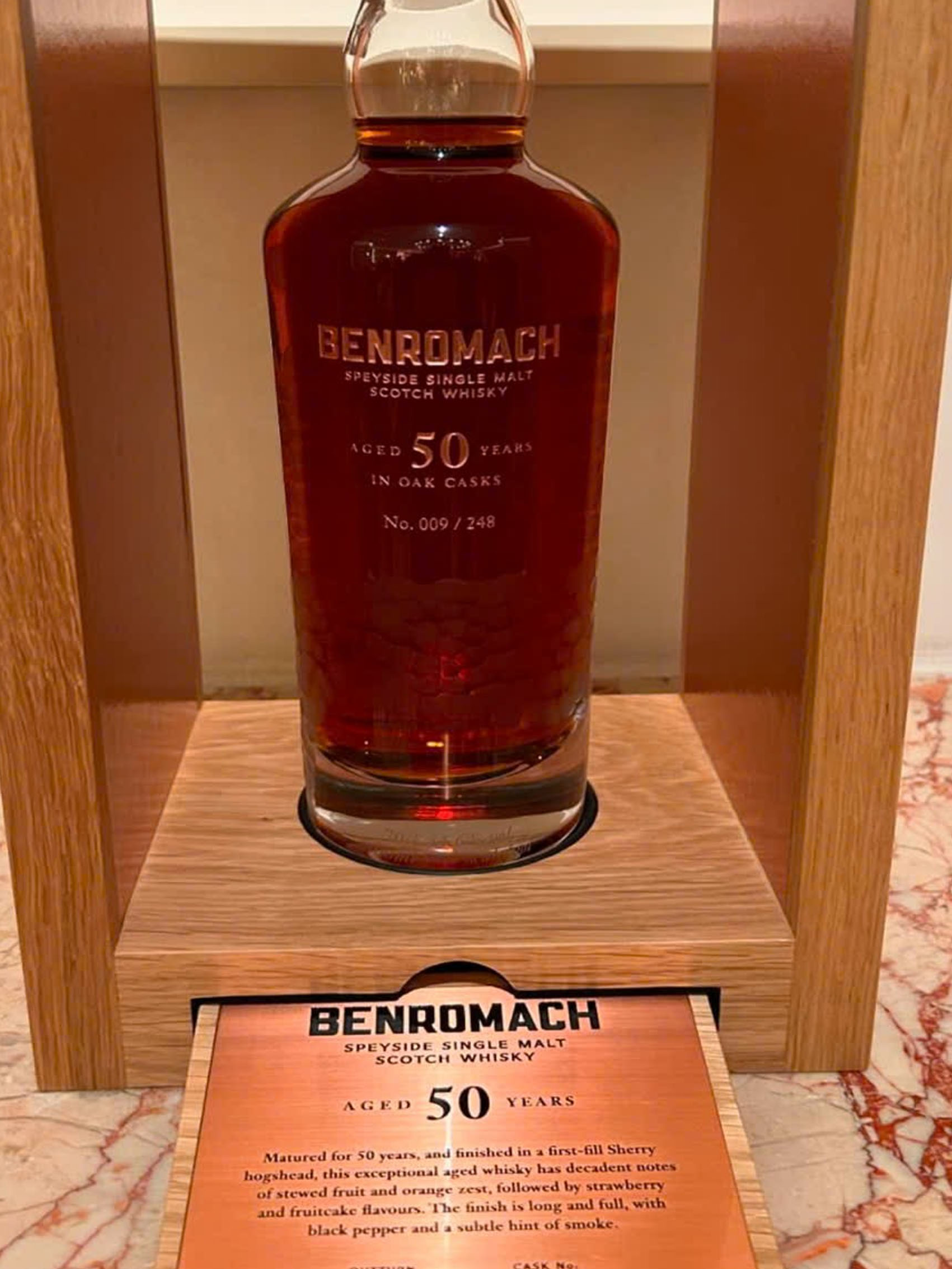 rượu benromach 50 năm