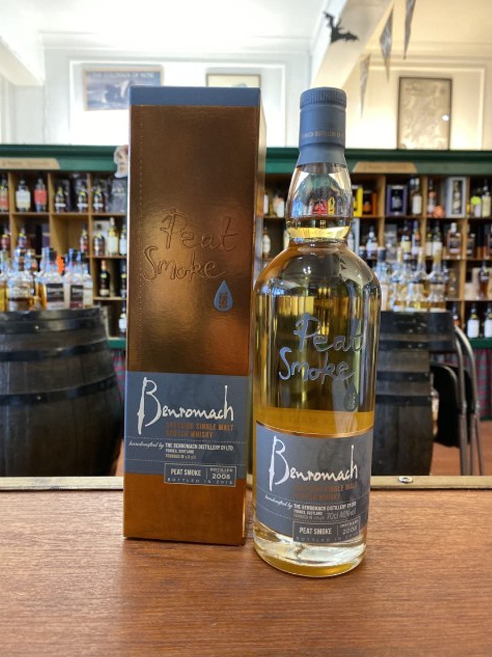 rượu benromach peat smoke 2008 bot