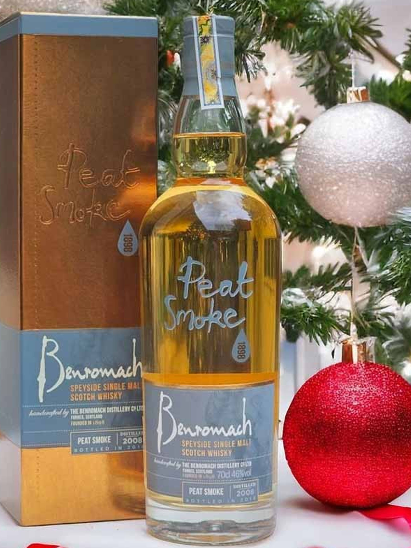 rượu benromach peat smoke 2008 bot