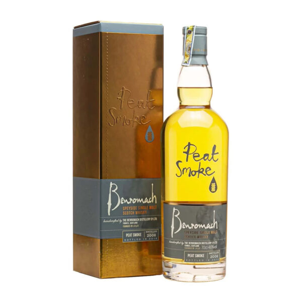 rượu benromach peat smoke 2008 bot