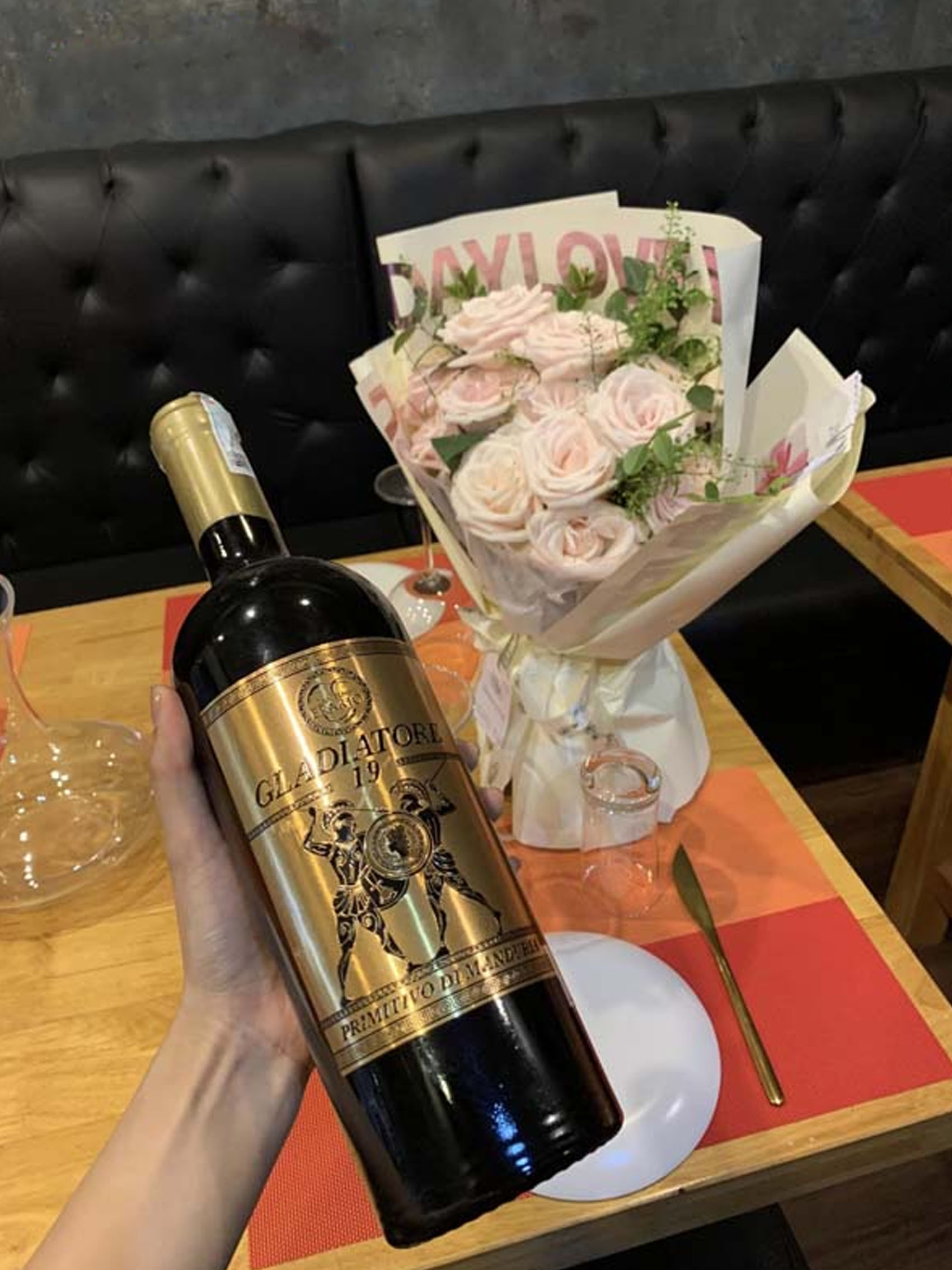 rượu gladiatore 19 primitivo di manduria (quà tết 2025)