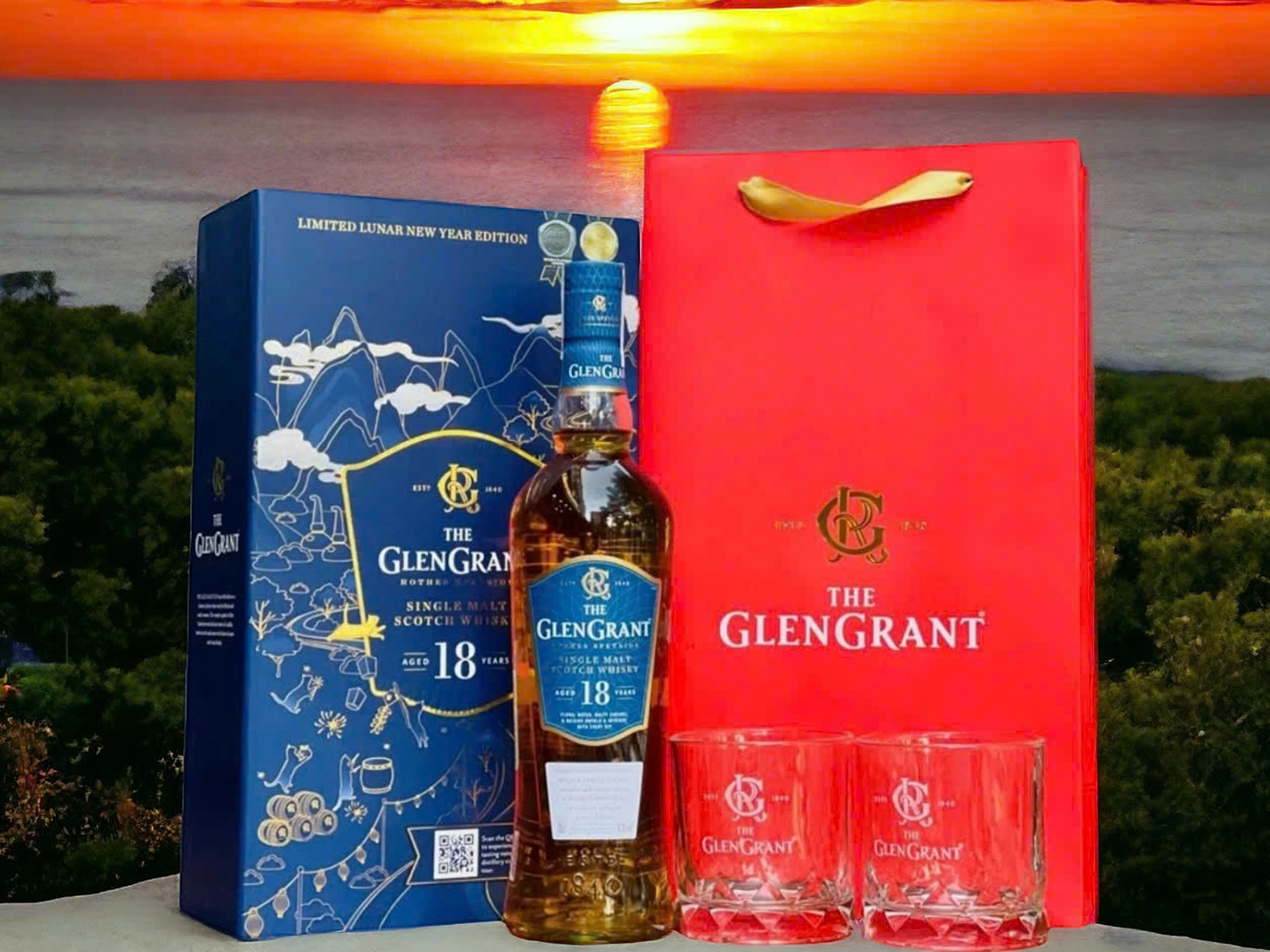 rượu glen grant 18 năm (hộp quà tết 2025)