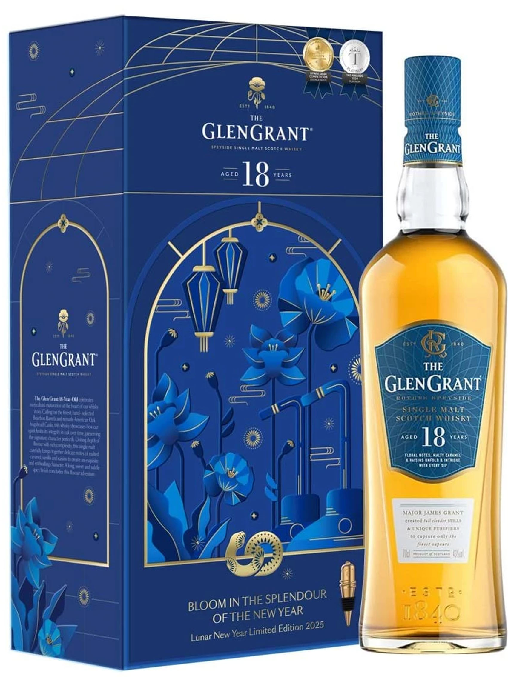 rượu glen grant 18 năm (hộp quà tết 2025)