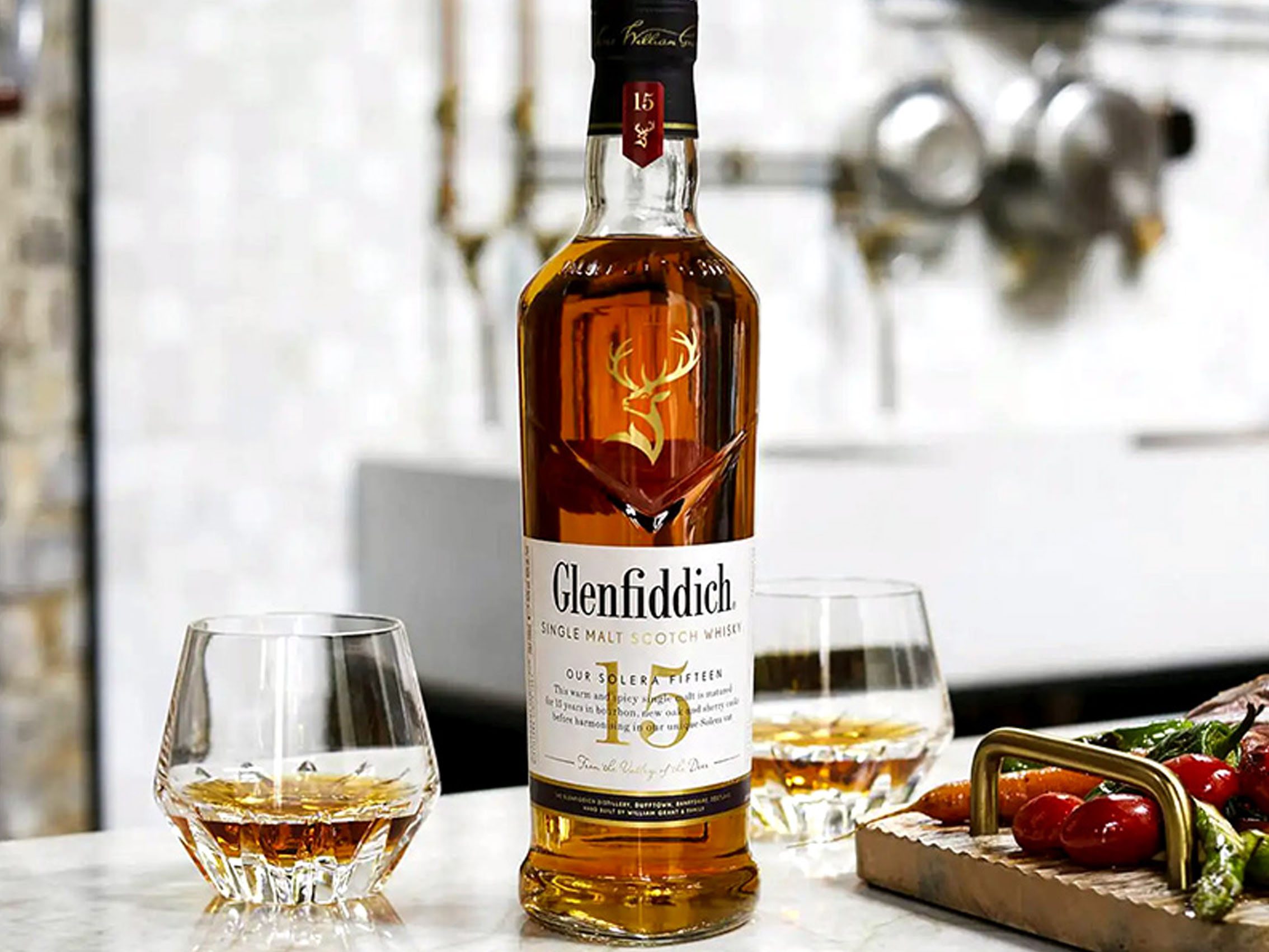 rượu glenfiddich 15 năm - hip flask