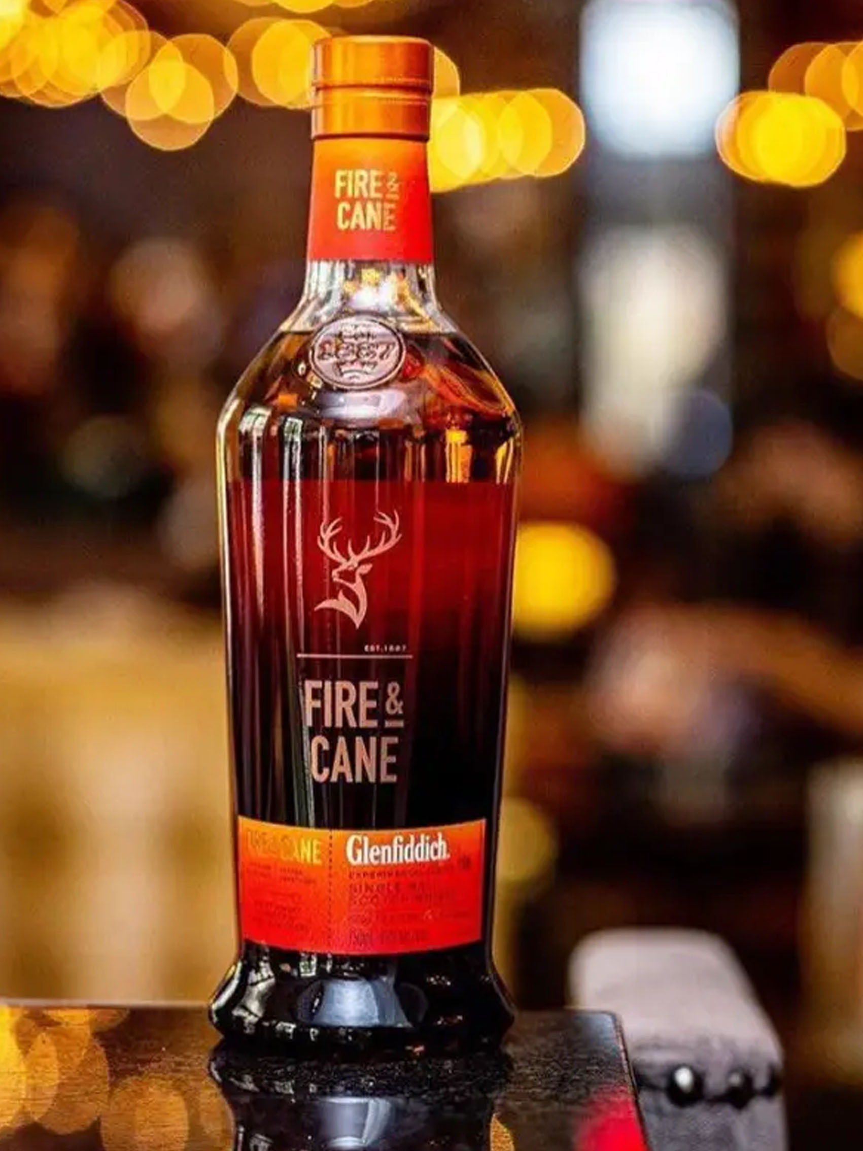 rượu glenfiddich fire & cane