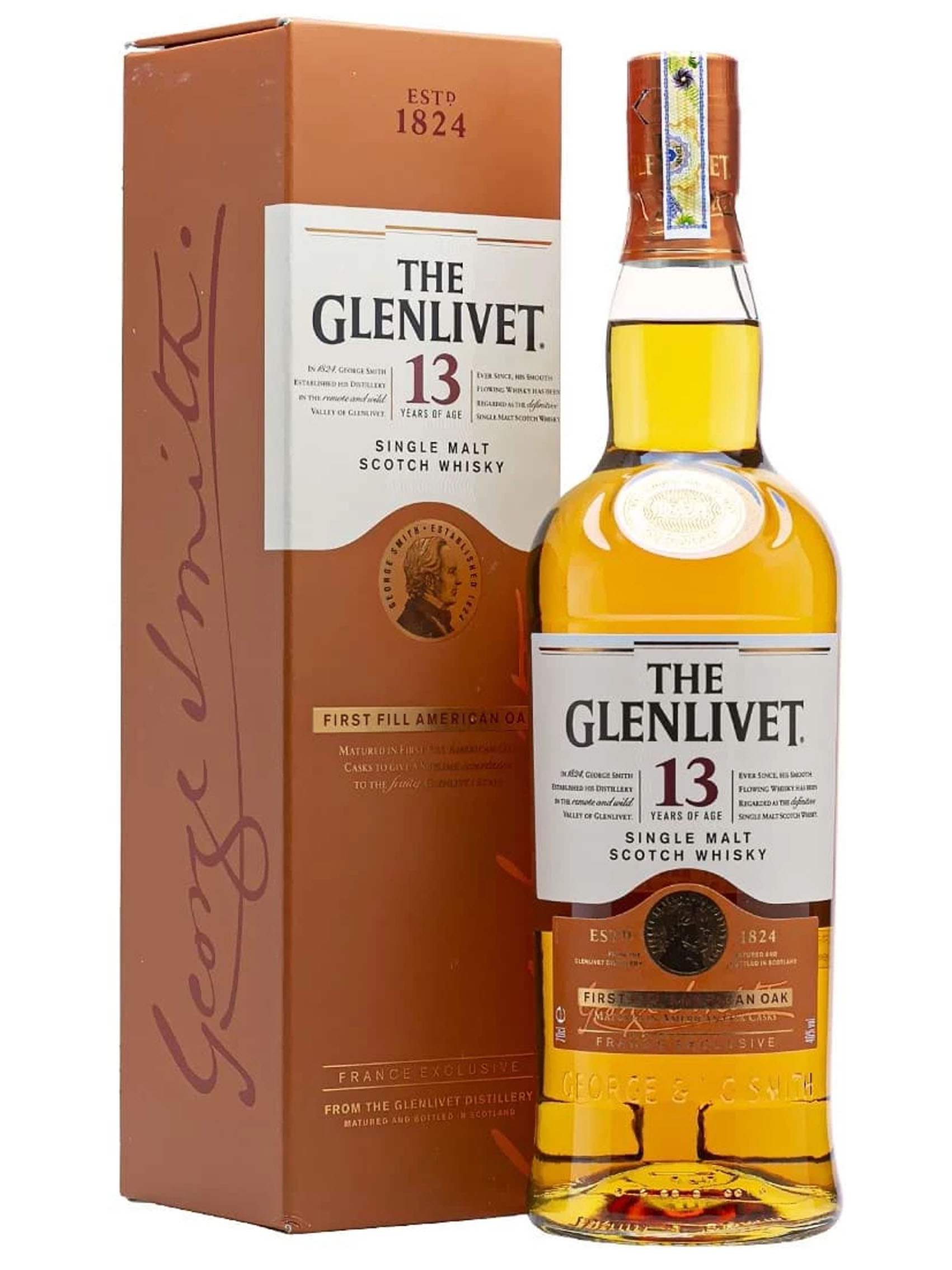 rượu glenlivet 13 năm - first fill american oak