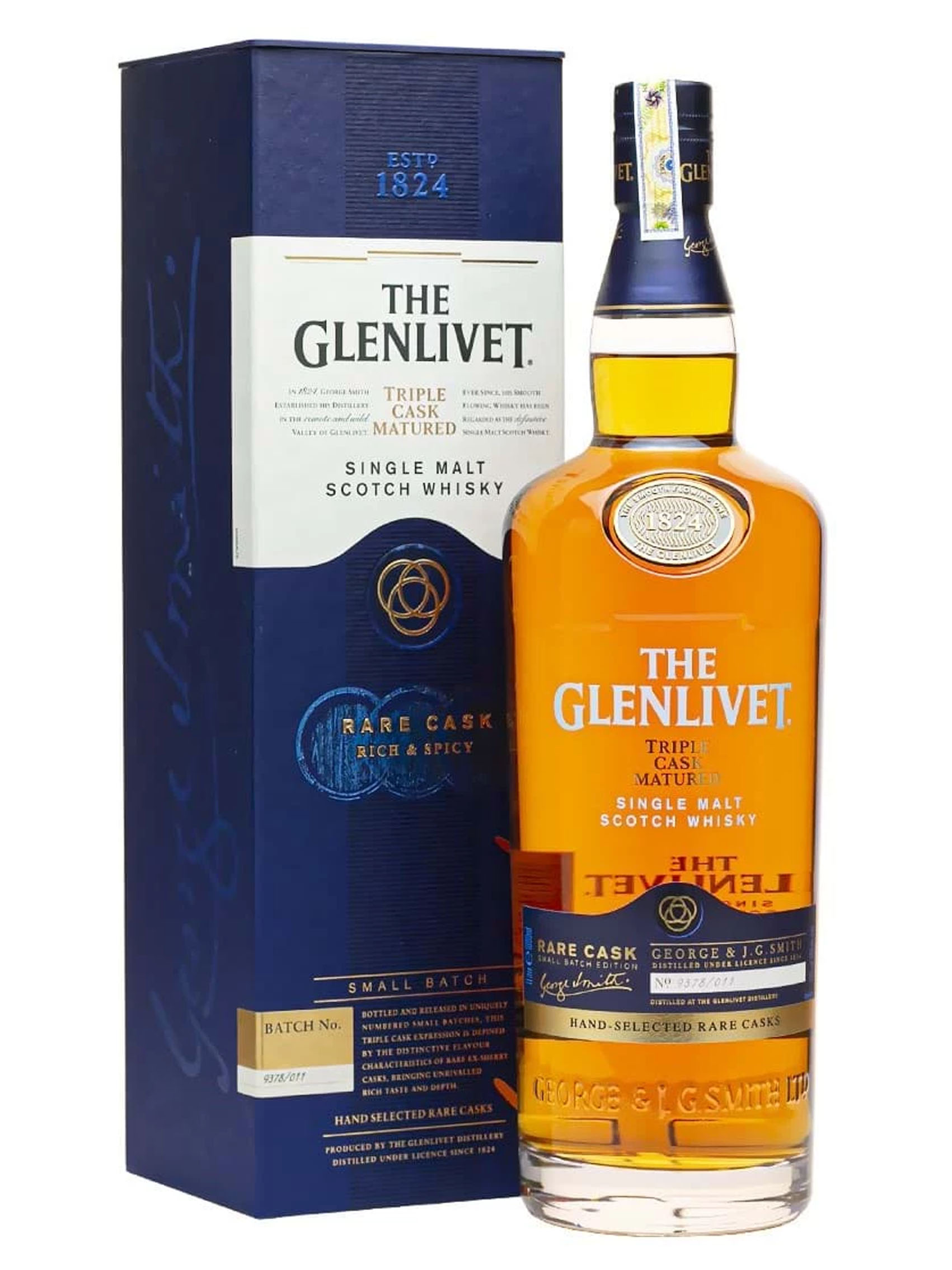 rượu glenlivet rare cask - triple cask matured