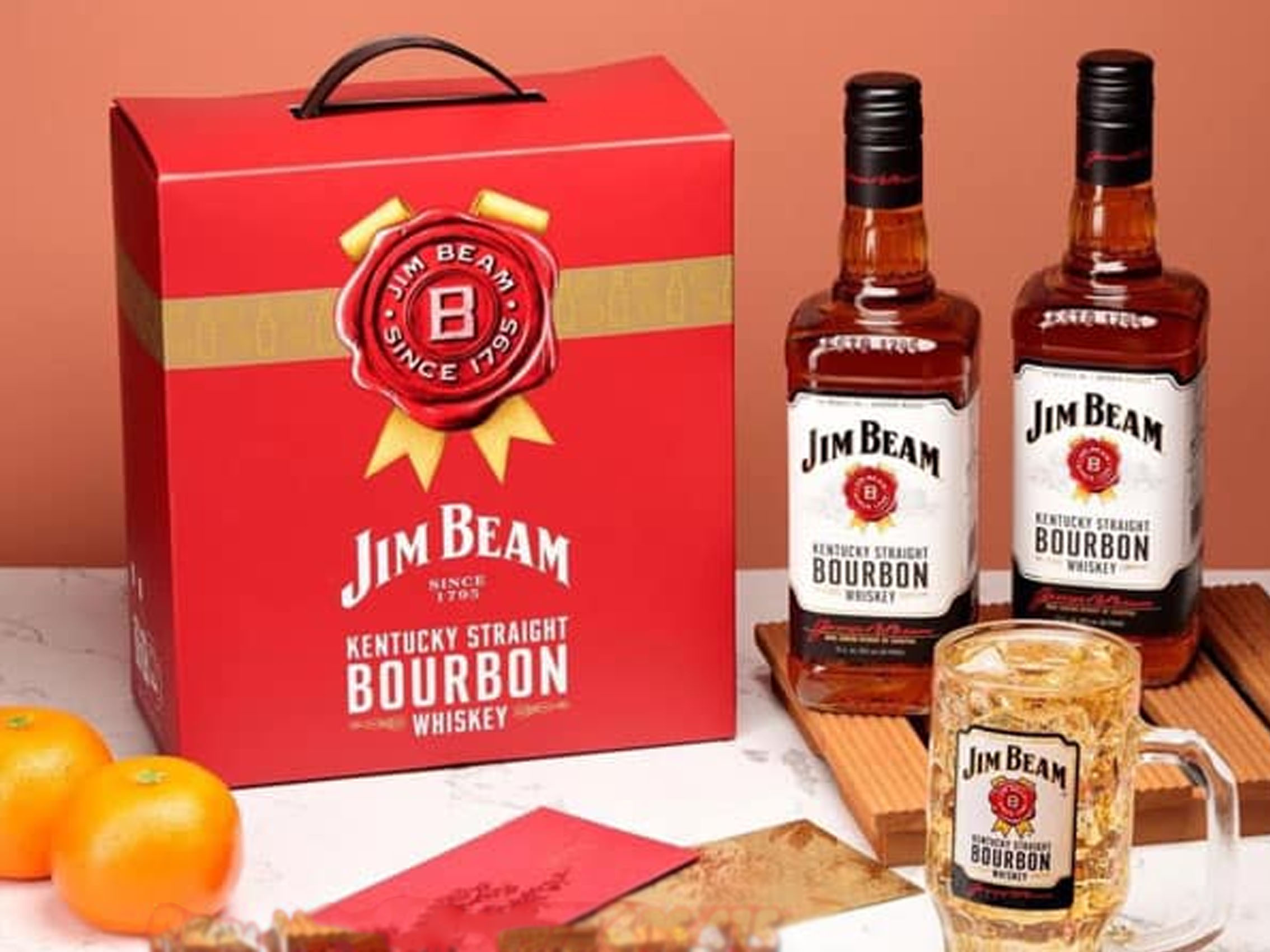 rượu jim beam bourbon 1000ml