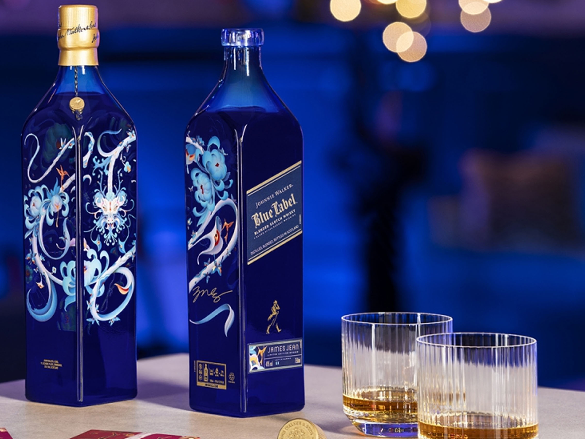 rượu johnnie walker blue label năm rồng