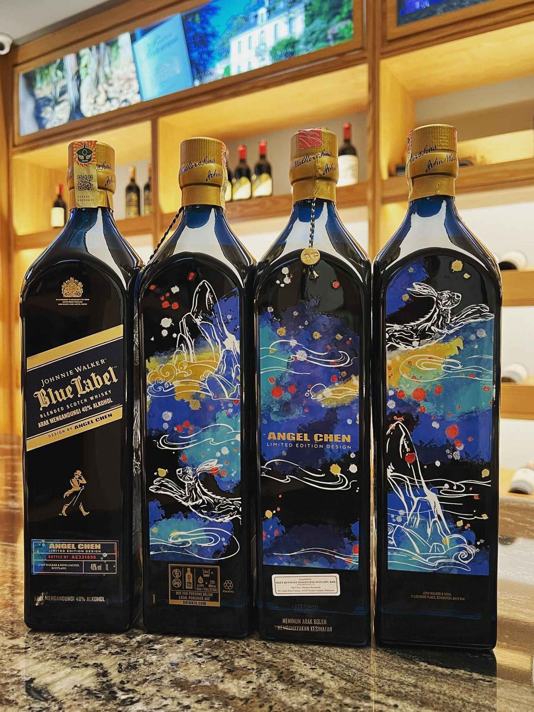 rượu johnnie walker blue label - year of the rabbit