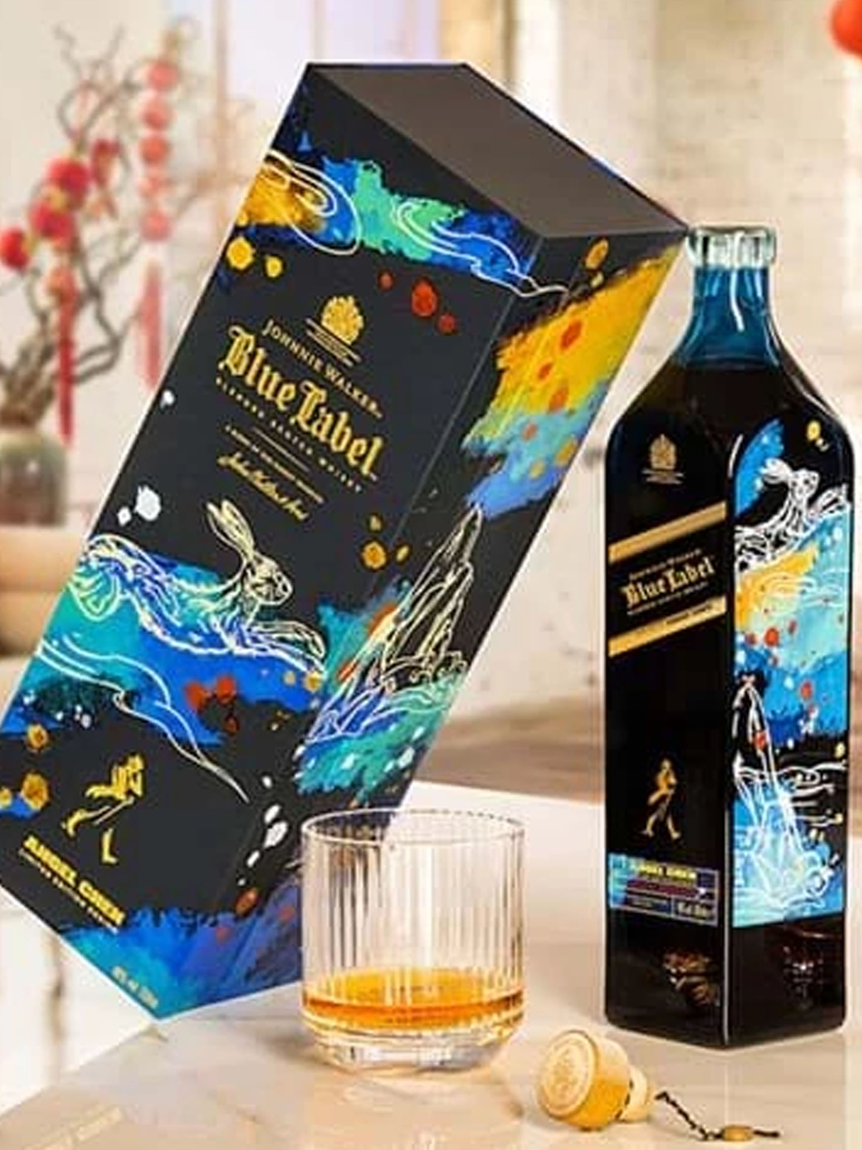 rượu johnnie walker blue label - year of the rabbit