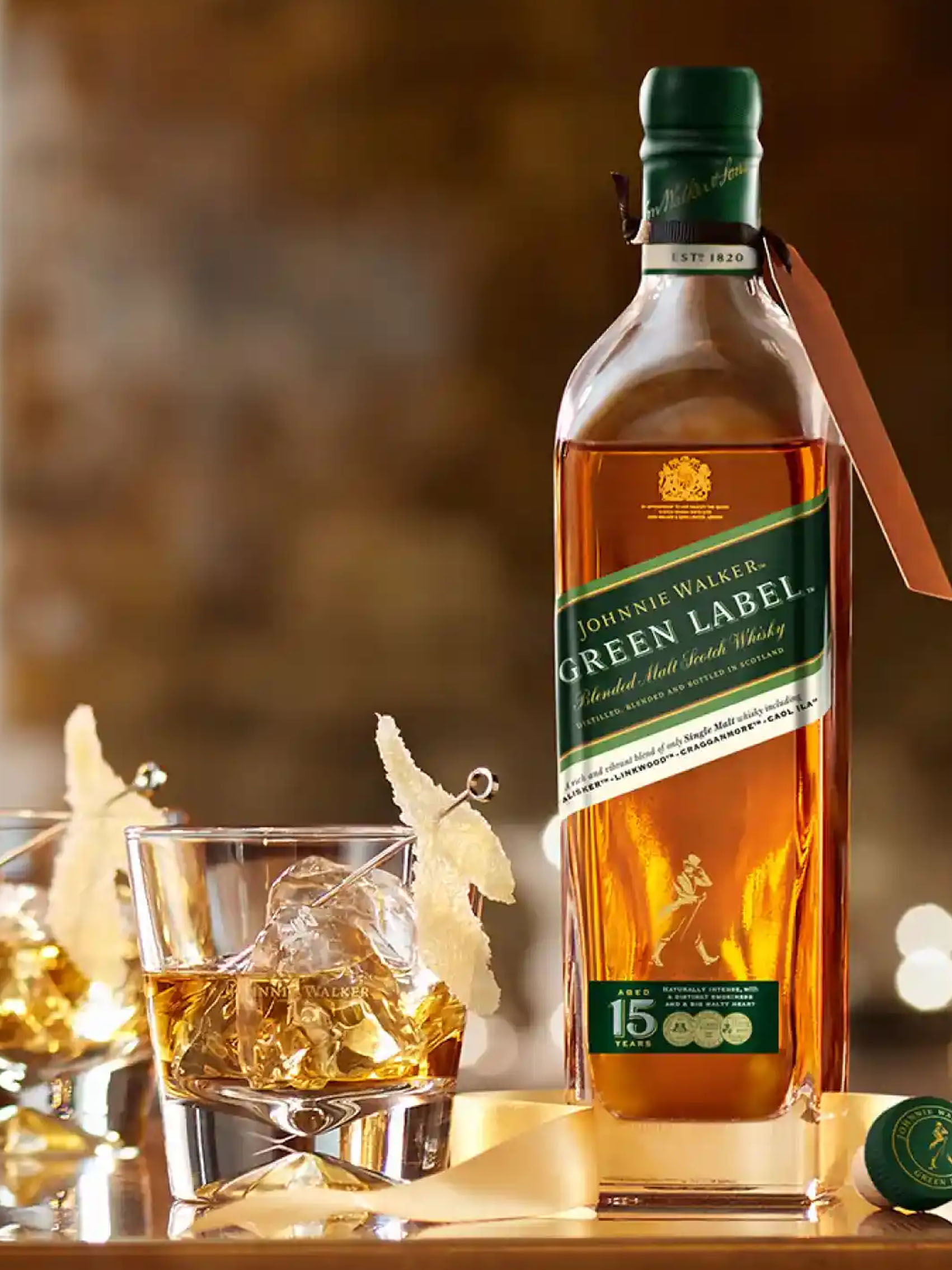 rượu johnnie walker green 15 năm - tết 2020