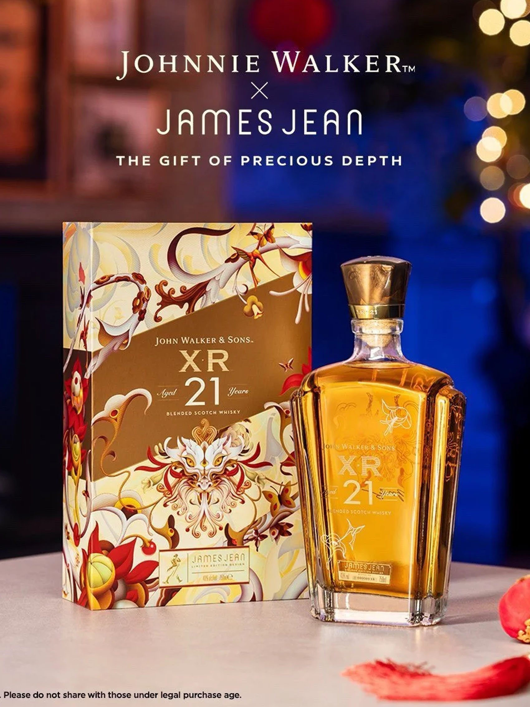 rượu johnnie walker & sons xr 21 - năm rồng