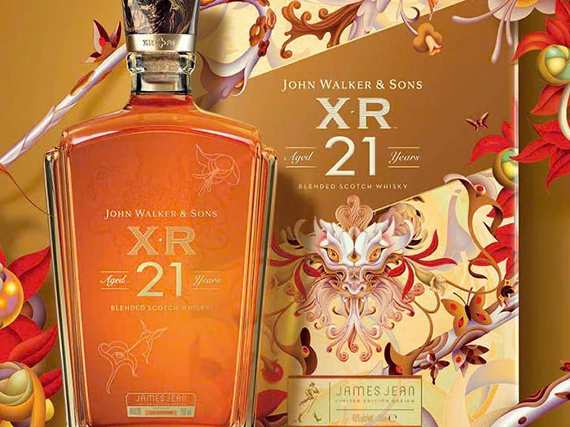 rượu johnnie walker & sons xr 21 - năm rồng