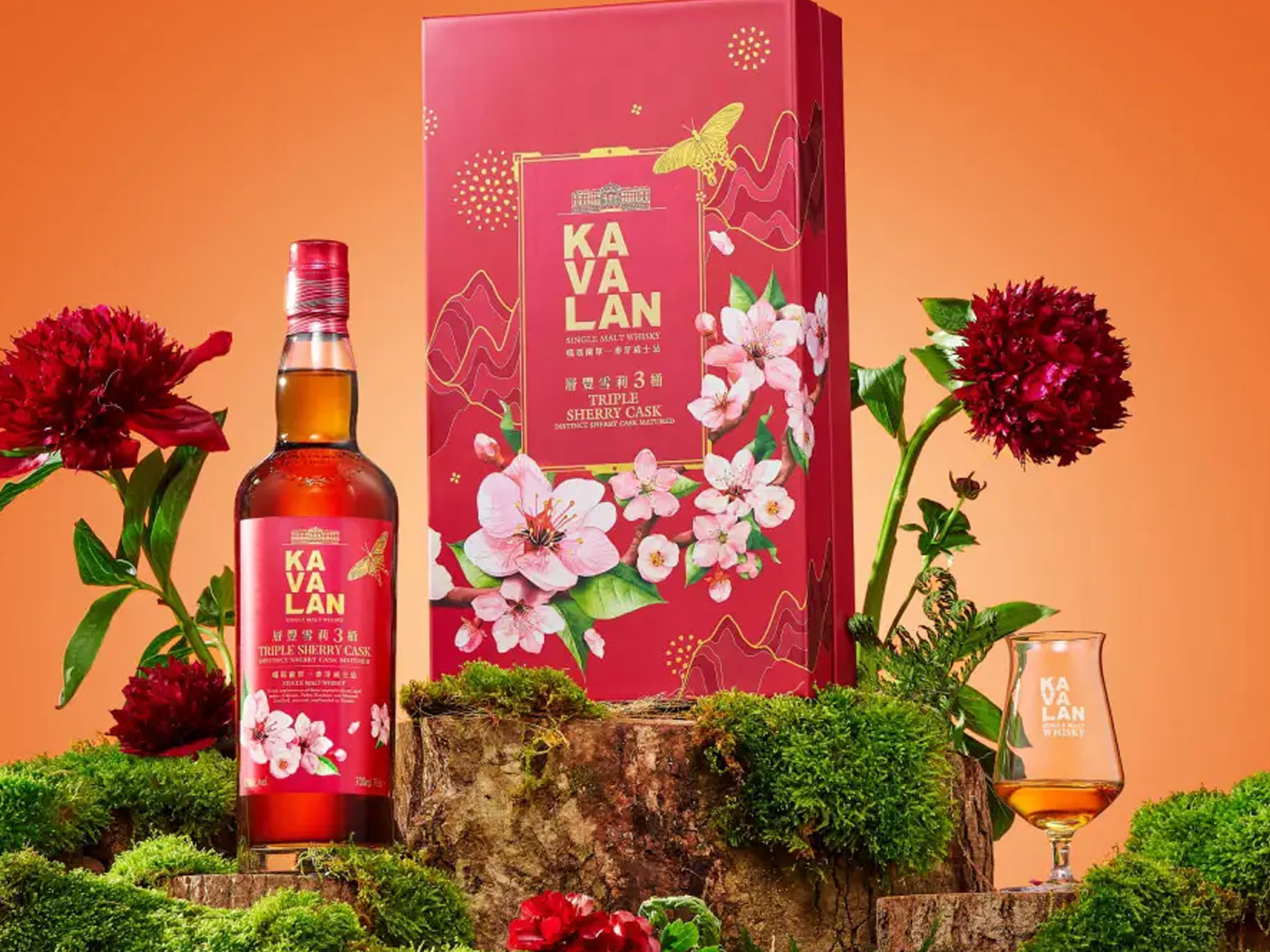 rượu kavalan triple sherry cask (hộp quà tết 2025)